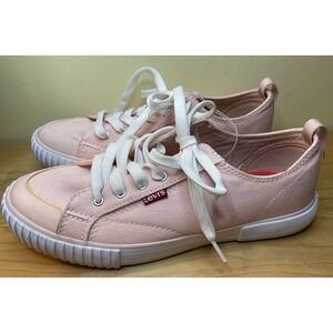 Levi's Womens Pink Canvas Classic Sporty Fashion Sneakers Shoe Size 9 NEW *read*
